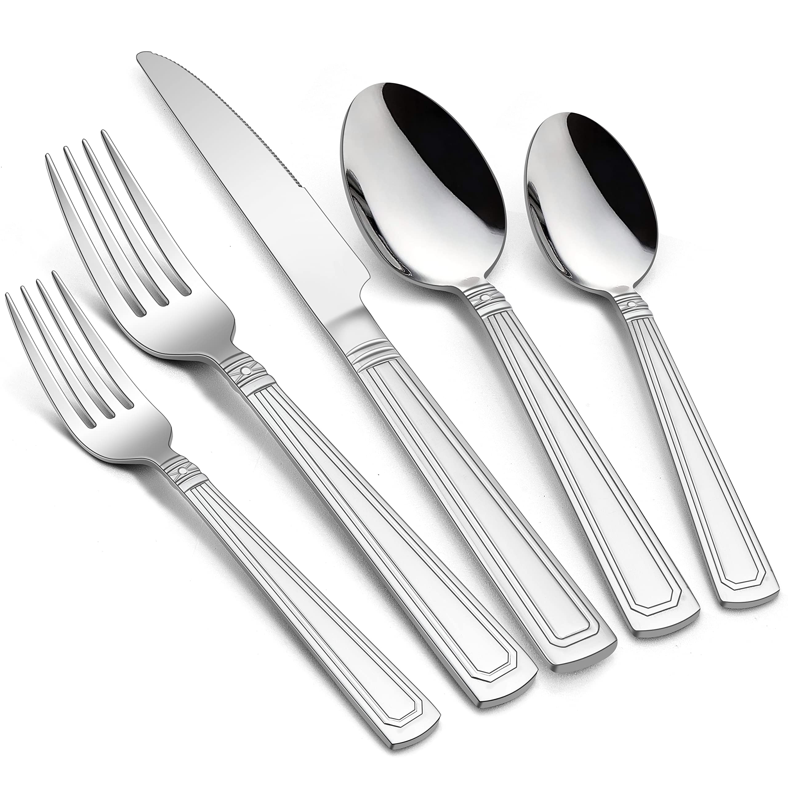 HaWare 60-Piece Silverware Set