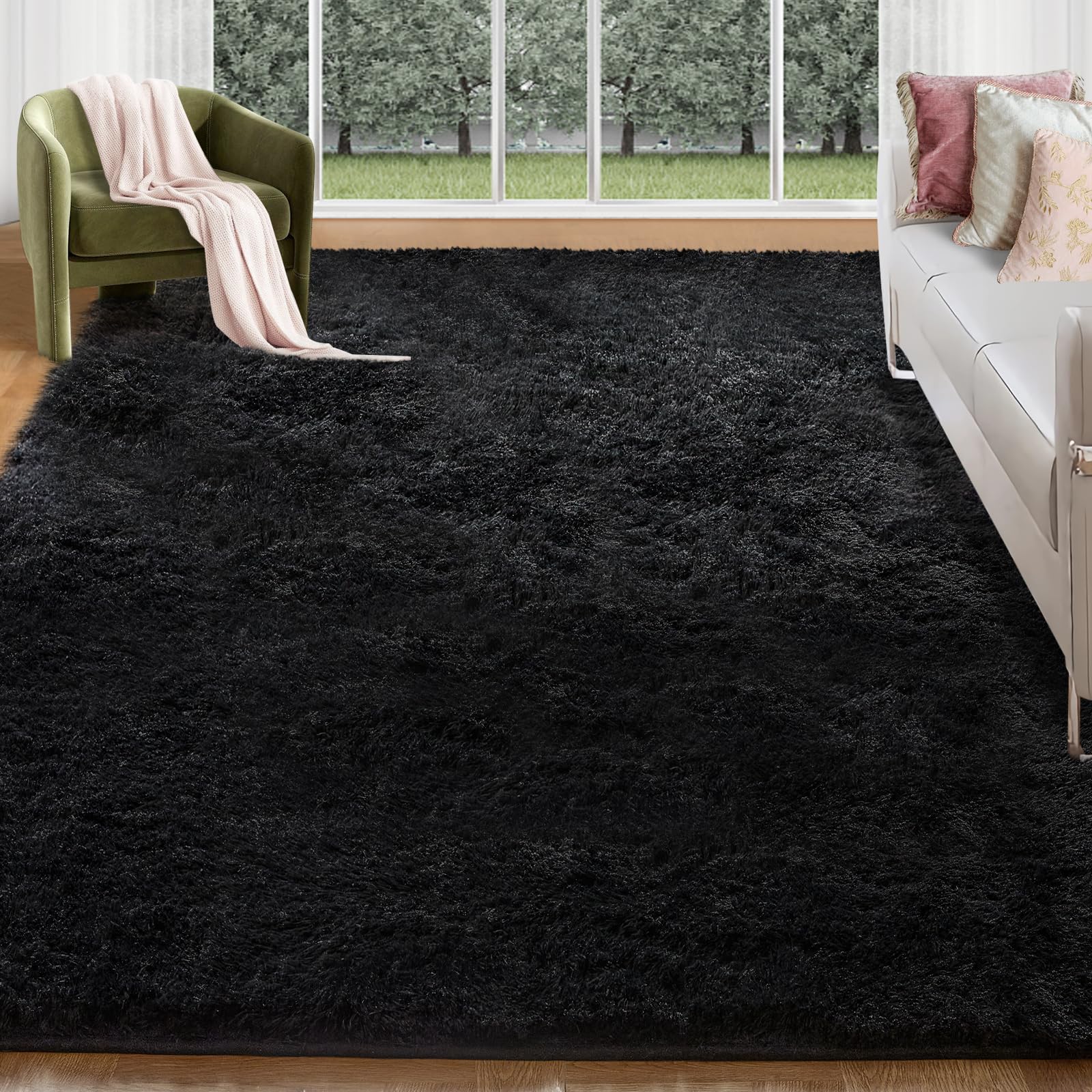 KNZE Shag Area Rug