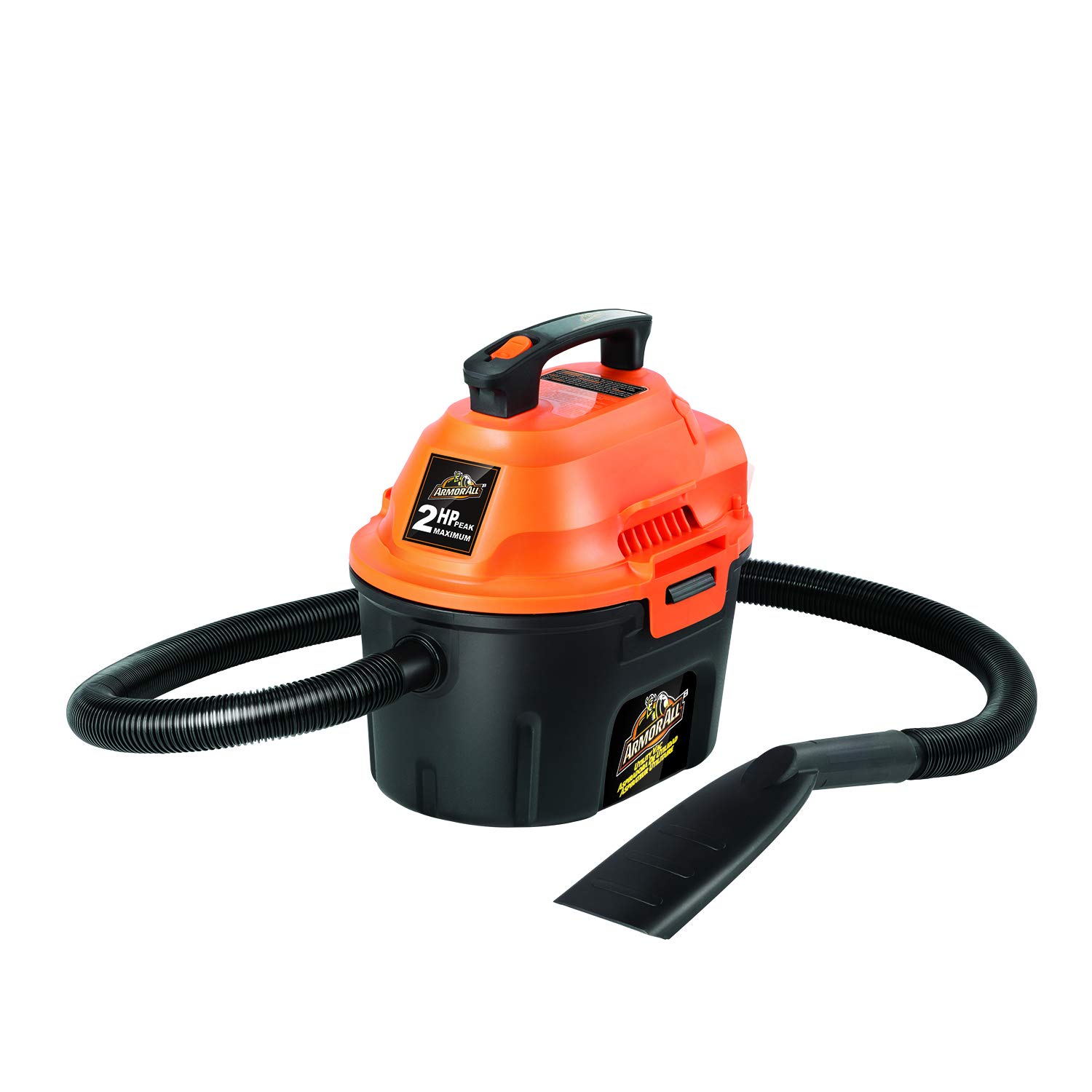 Armor All, AA255 , 2.5 Gallon 2 Peak HP Wet/Dry Utility Shop Vacuum , Orange 2.5 Gal Vac